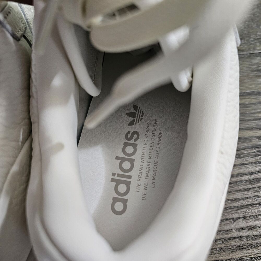 adidas Rivalry Lux Low Men's Cloud White/Ivory/Core‎ Black Sneakers Size 10 - Picture 11 of 16